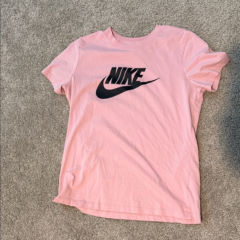 Nike Blush Tee with Black Logo